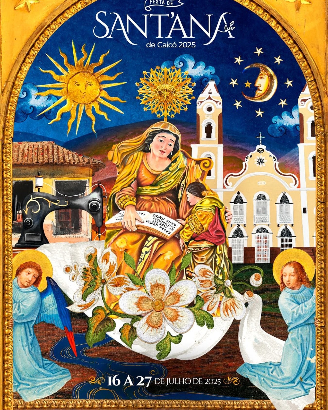 Leia mais sobre o artigo CAICÓ: Paróquia divulga cartaz oficial da Festa de Sant’Ana de Caicó 2025