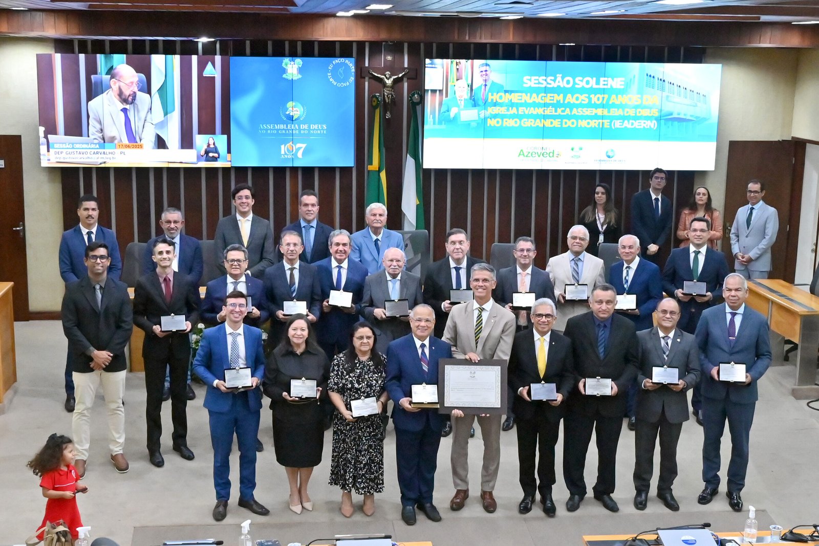 Leia mais sobre o artigo ALRN: Solenidade presta homenagem pelos 107 anos da Assembleia de Deus no RN