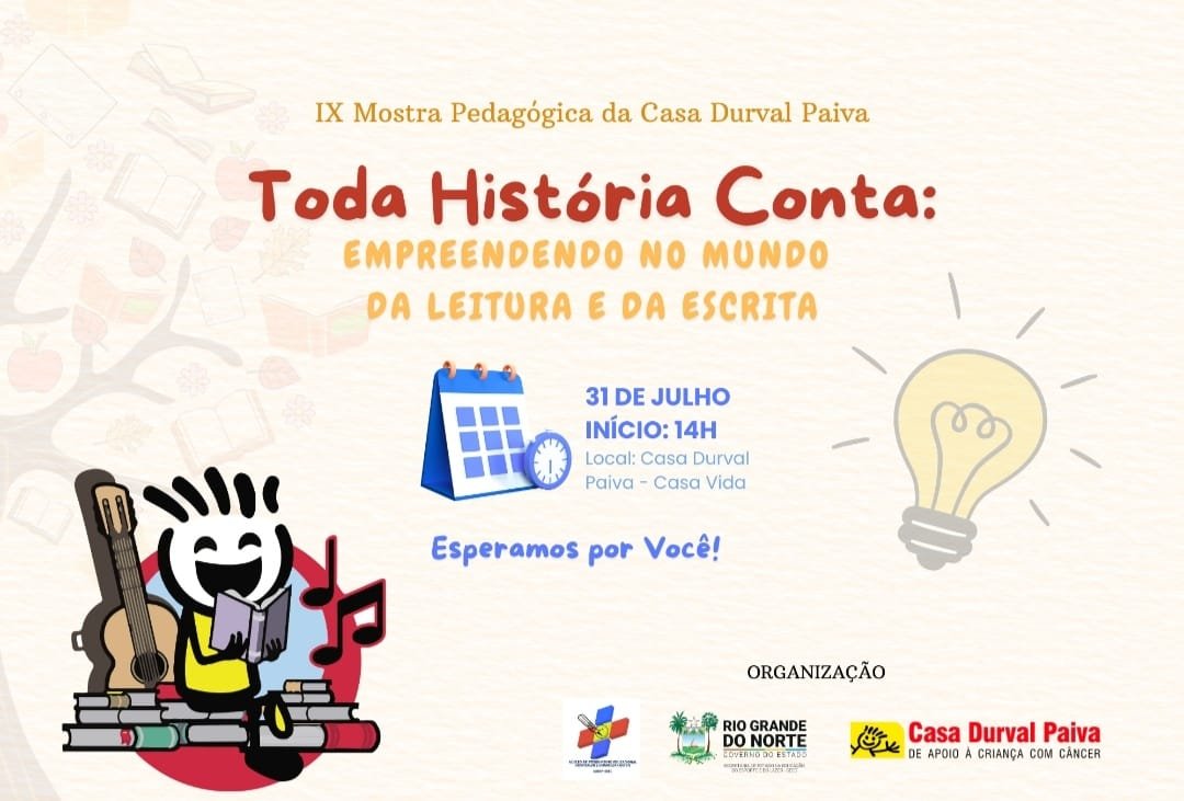 Leia mais sobre o artigo IX Mostra Pedagógica da Casa Durval Paiva acontece nesta quinta-feira (31)