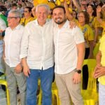 CAICÓ: Deputado Federal João Maia acompanha chegada dos Peregrinos de Sant’Ana em Caicó ao lado do prefeito Dr. Tadeu
