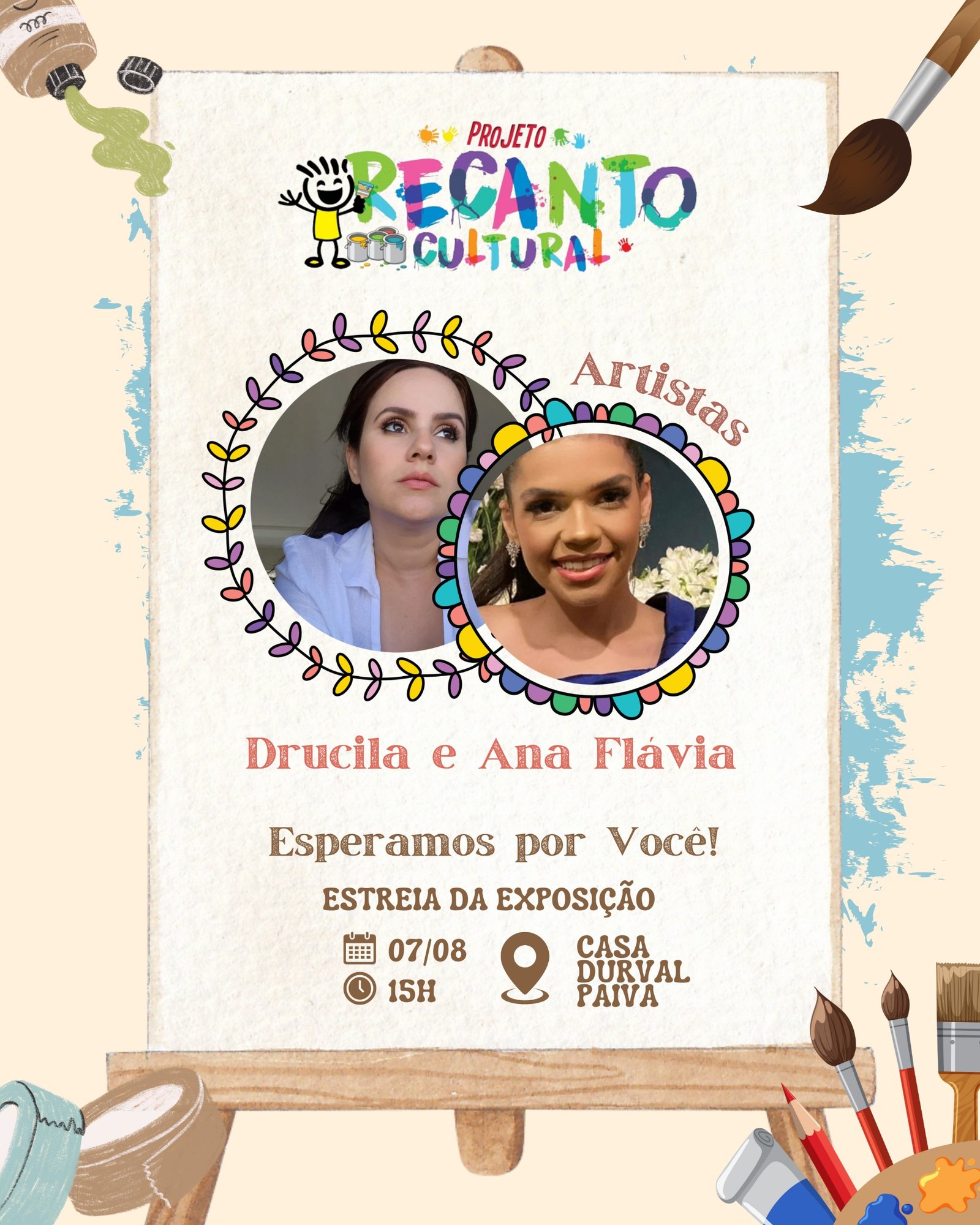 Leia mais sobre o artigo Recanto Cultural: Casa Durval Paiva abre exposição “Cores da Esperança” nesta quinta-feira (7)