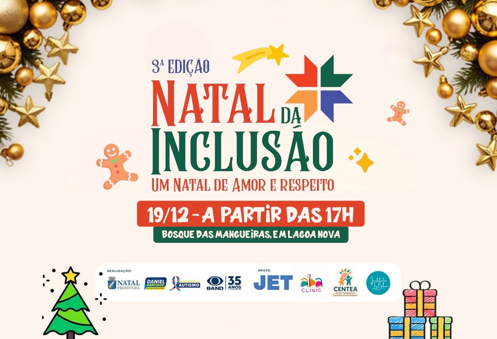 Leia mais sobre o artigo NATAL: Natal da Inclusão chega à 3ª edição com programação adaptada no Bosque das Mangueiras