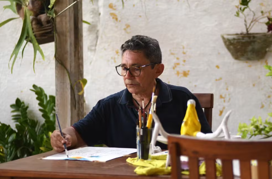 No momento, você está visualizando Exposição em homenagem a Assis Marinho é aberta na Pinacoteca Potiguar