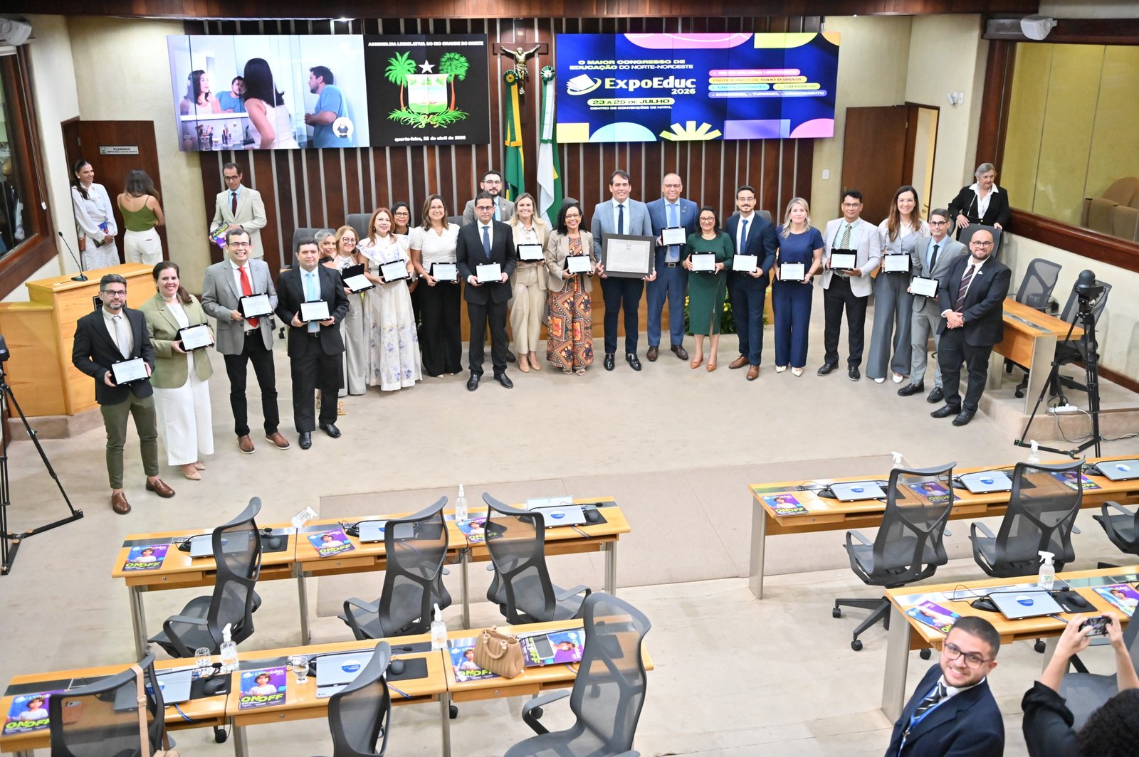 Leia mais sobre o artigo ExpoEduc é celebrada em sessão solene na Assembleia Legislativa do RN